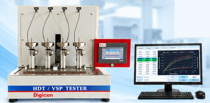 Digicon HDT and VSP temperature testing equipment